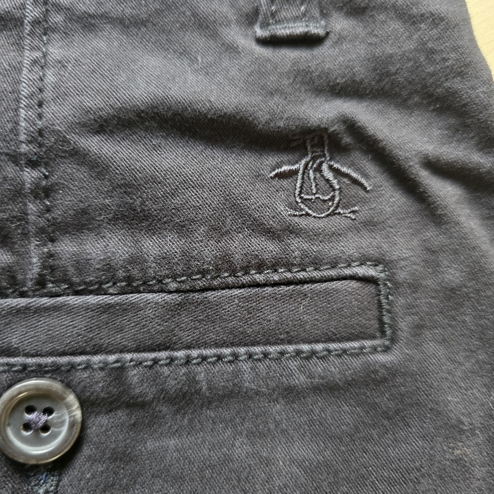Orginal Penguin Black Pants Size 30x32 - Picture 4 of 13